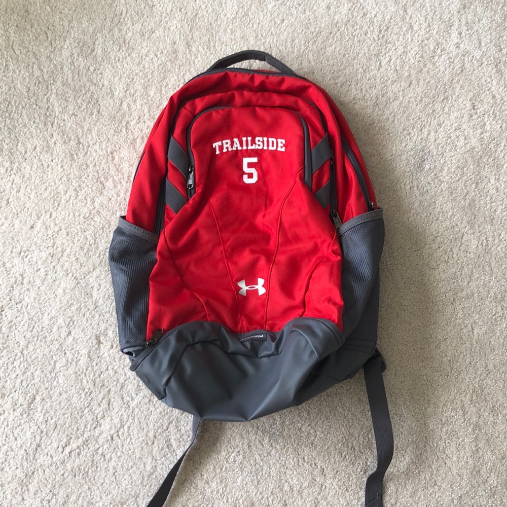Red Under Armour backpack